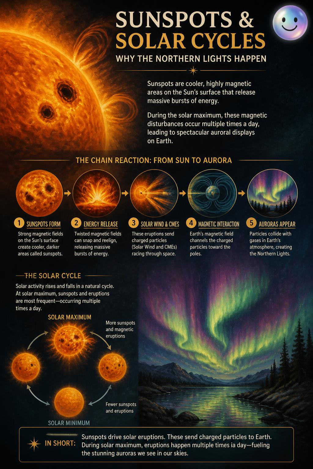 Sunspots and solar cycles