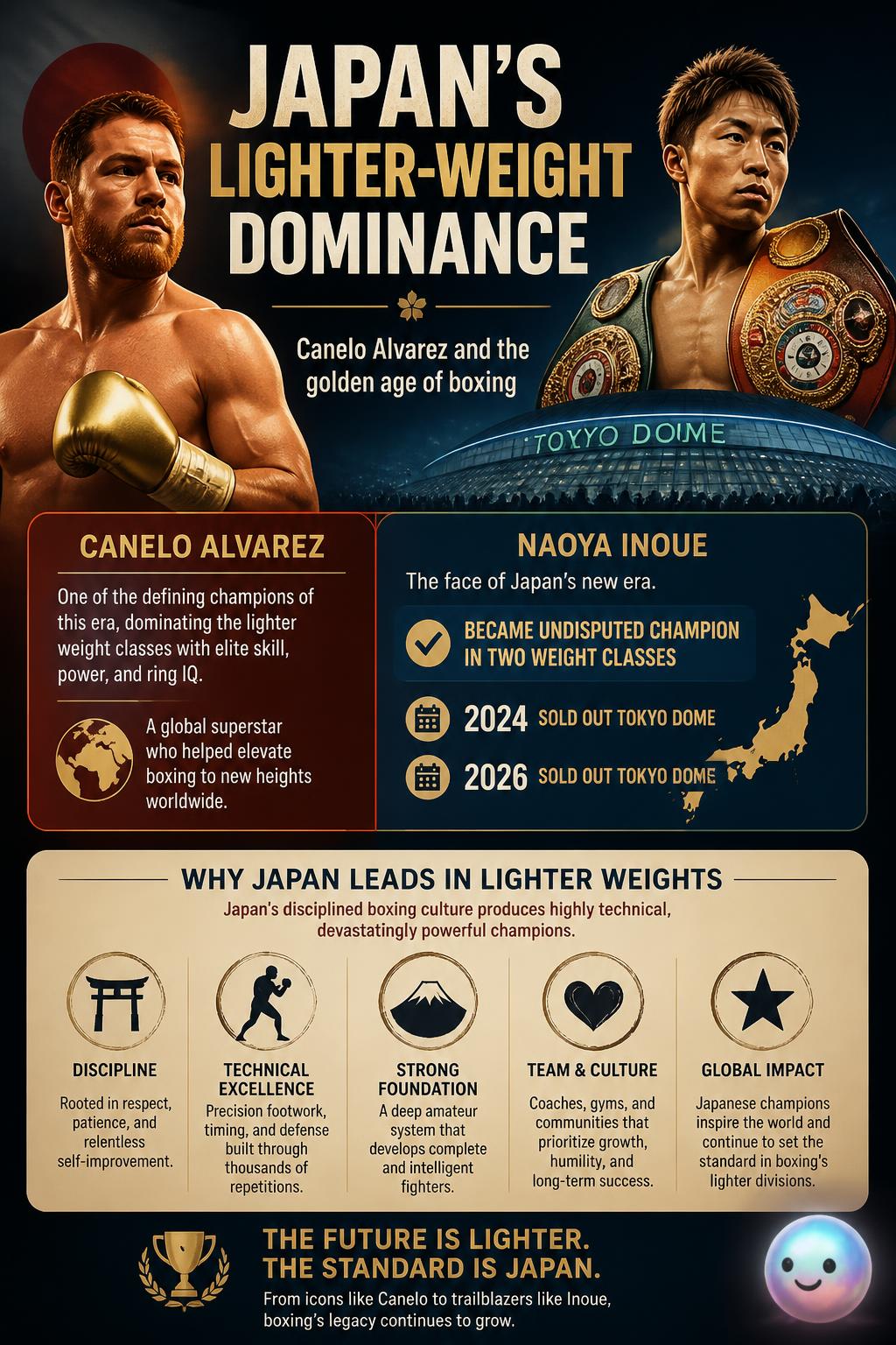 Japan's lighter-weight dominance