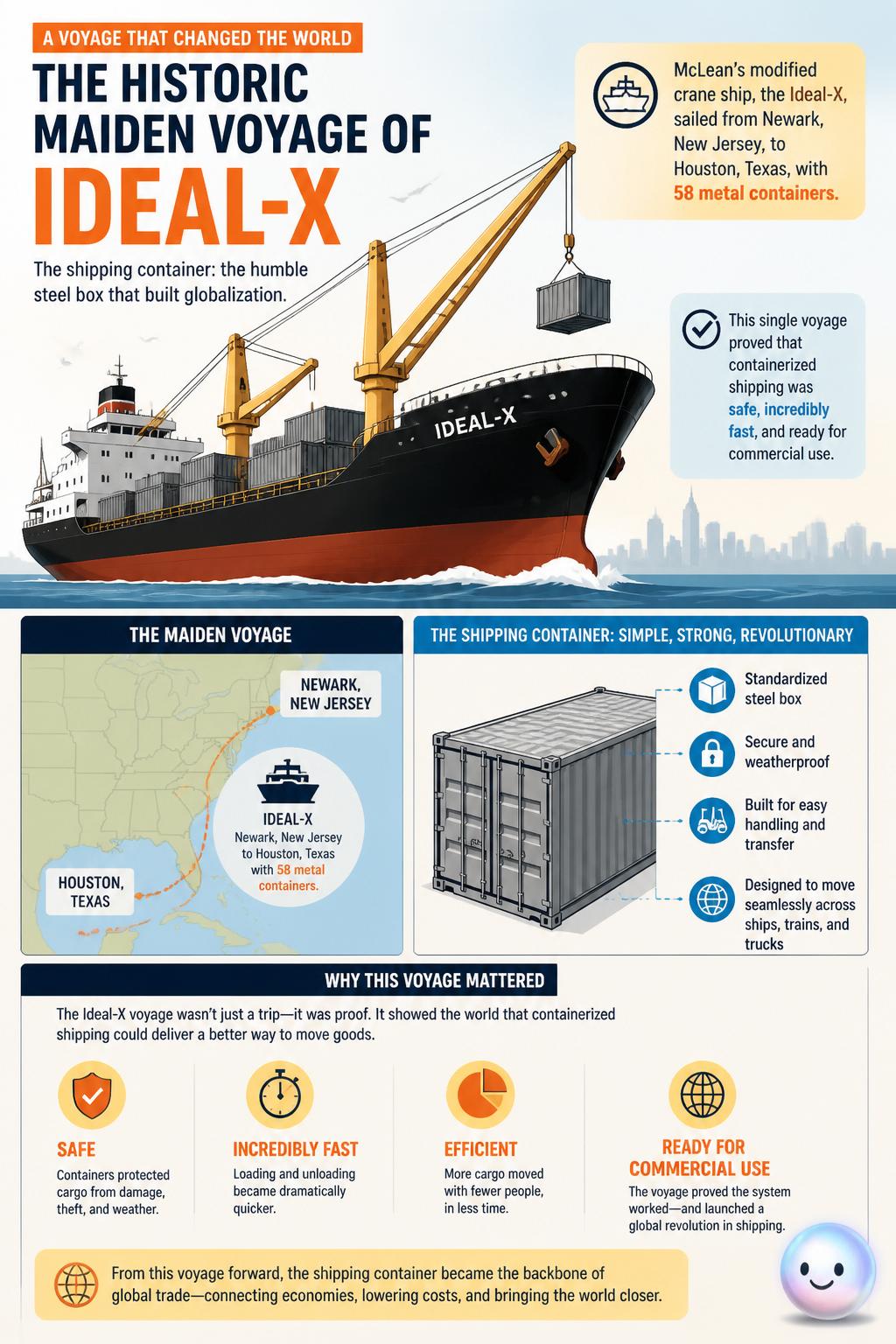 The historic maiden voyage of Ideal-X