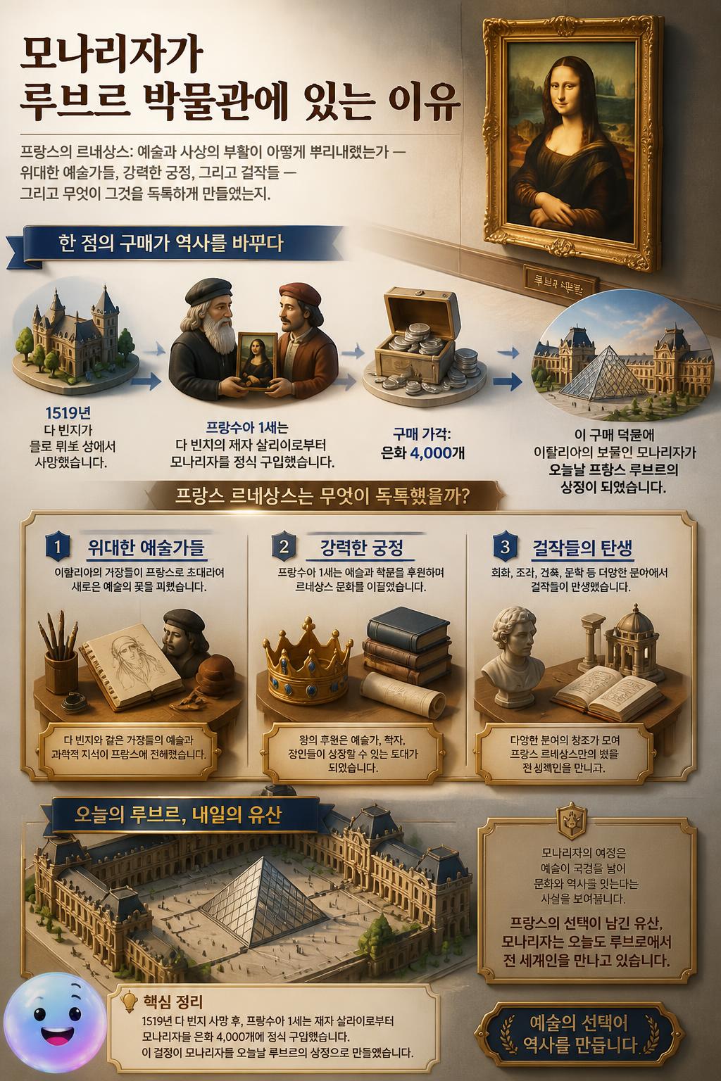 모나리자가 루브르 박물관에 있는 이유