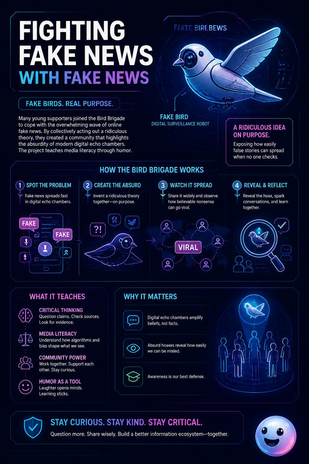 Fighting fake news with fake news