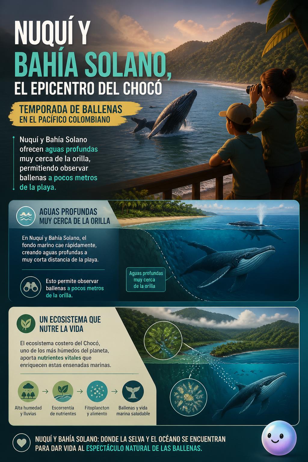 Nuquí y Bahía Solano, el epicentro del Chocó