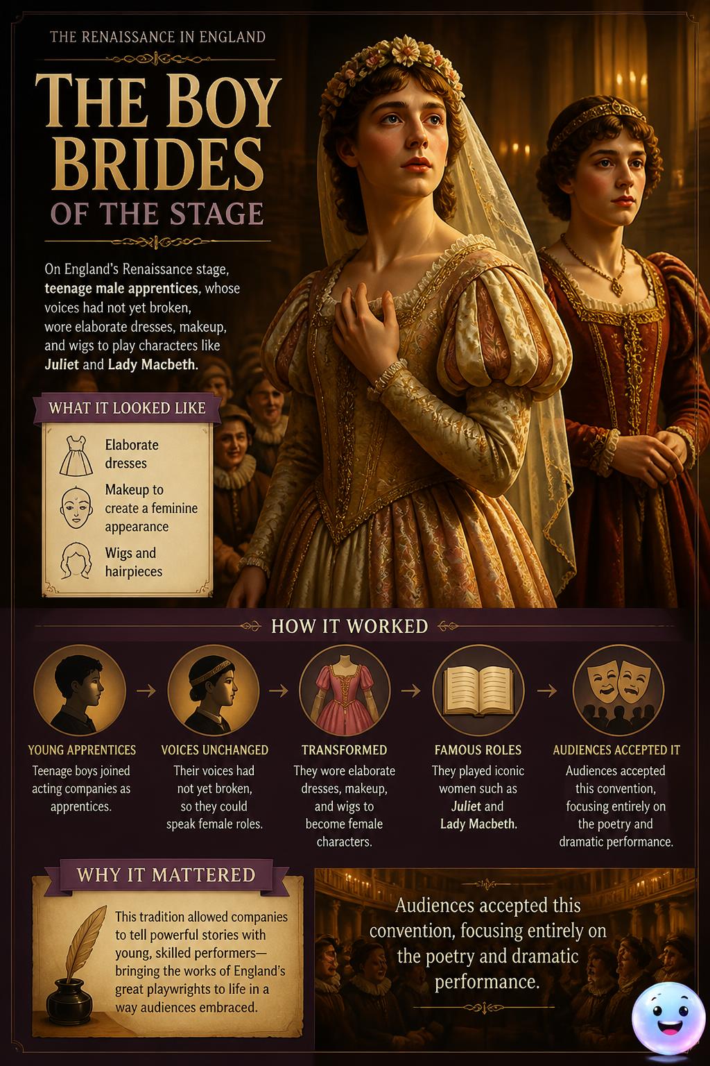 The boy brides of the stage
