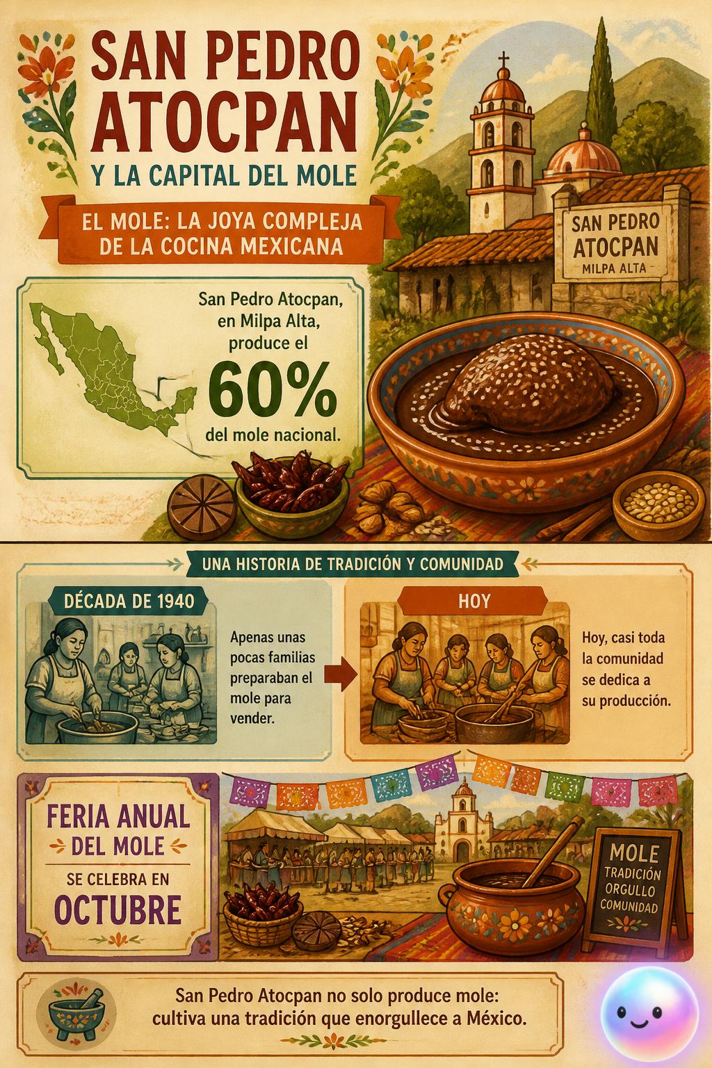 San Pedro Atocpan y la capital del mole