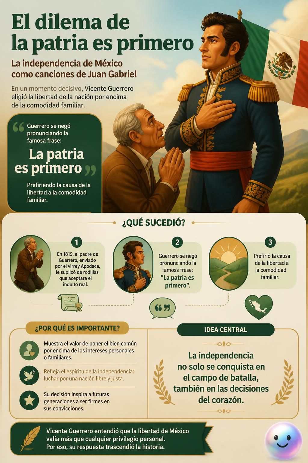 El dilema de la patria es primero