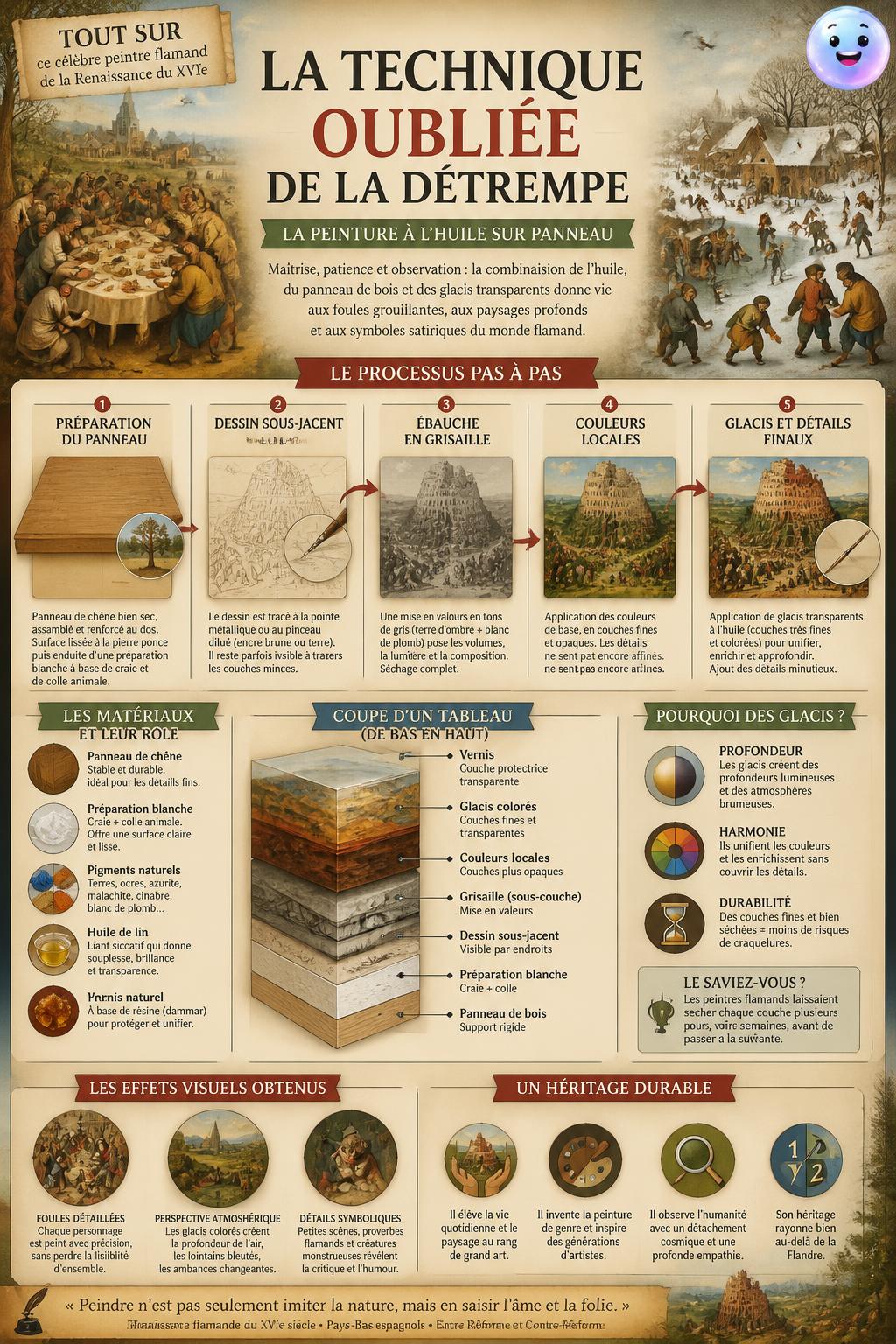 La technique oubliée de la détrempe