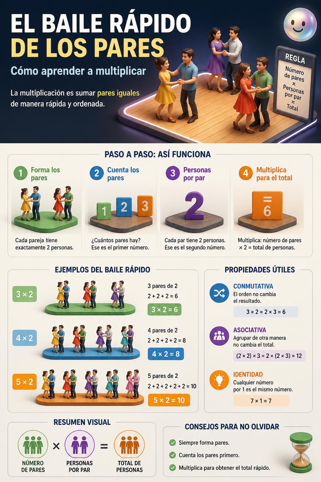 El baile rápido de los pares