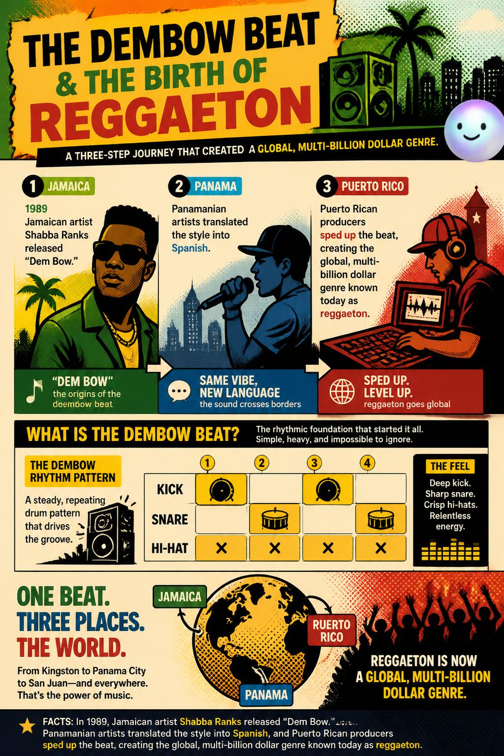 The dembow beat and the birth of reggaeton