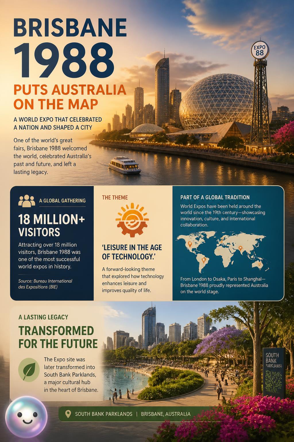 Brisbane 1988 puts Australia on the map