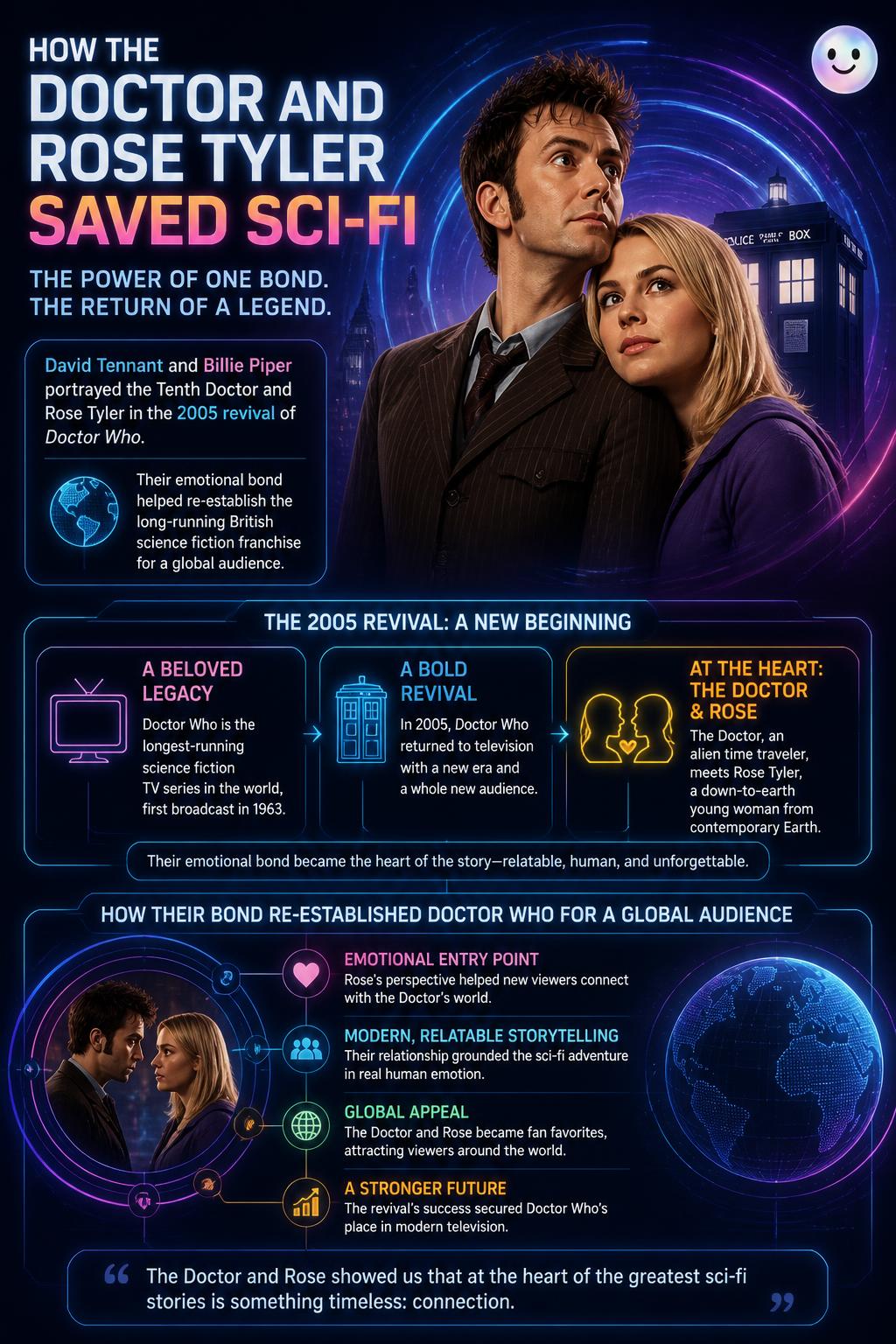 How the Doctor and Rose Tyler saved sci-fi