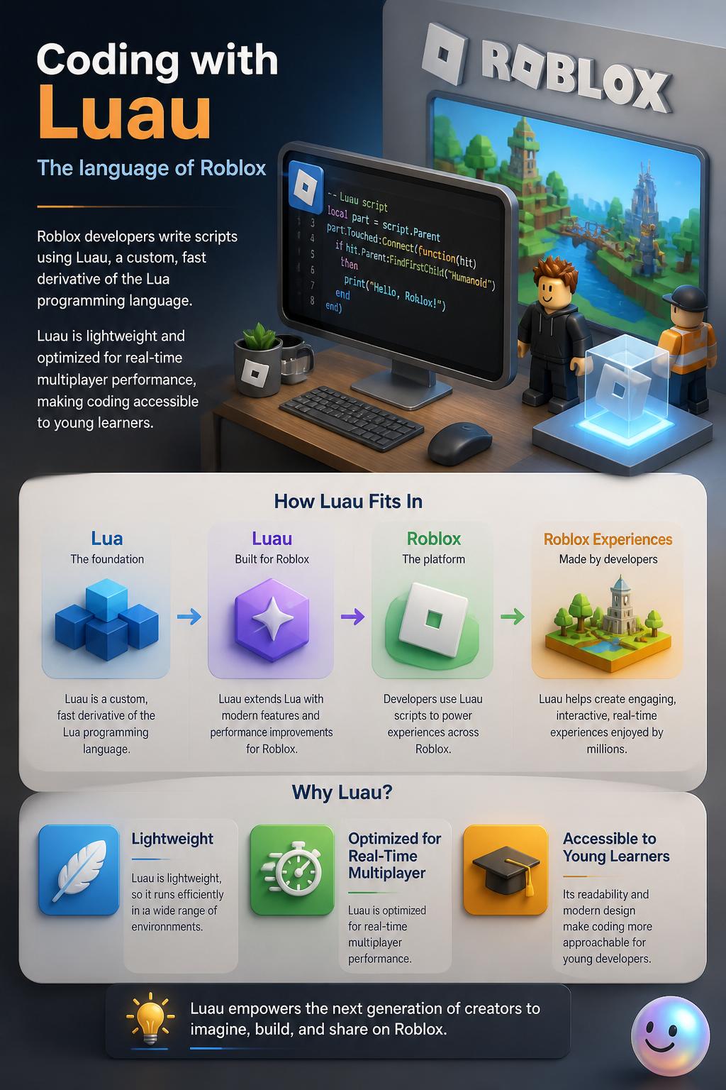 Coding with the Luau language