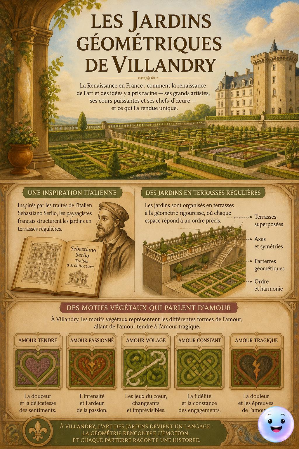 Les jardins géométriques de Villandry