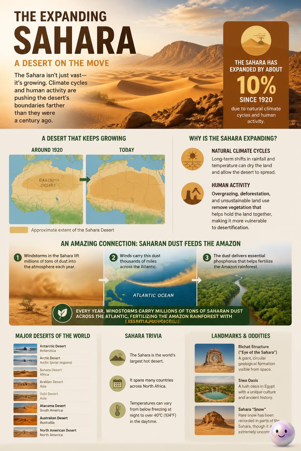 The expanding footprint of the Sahara