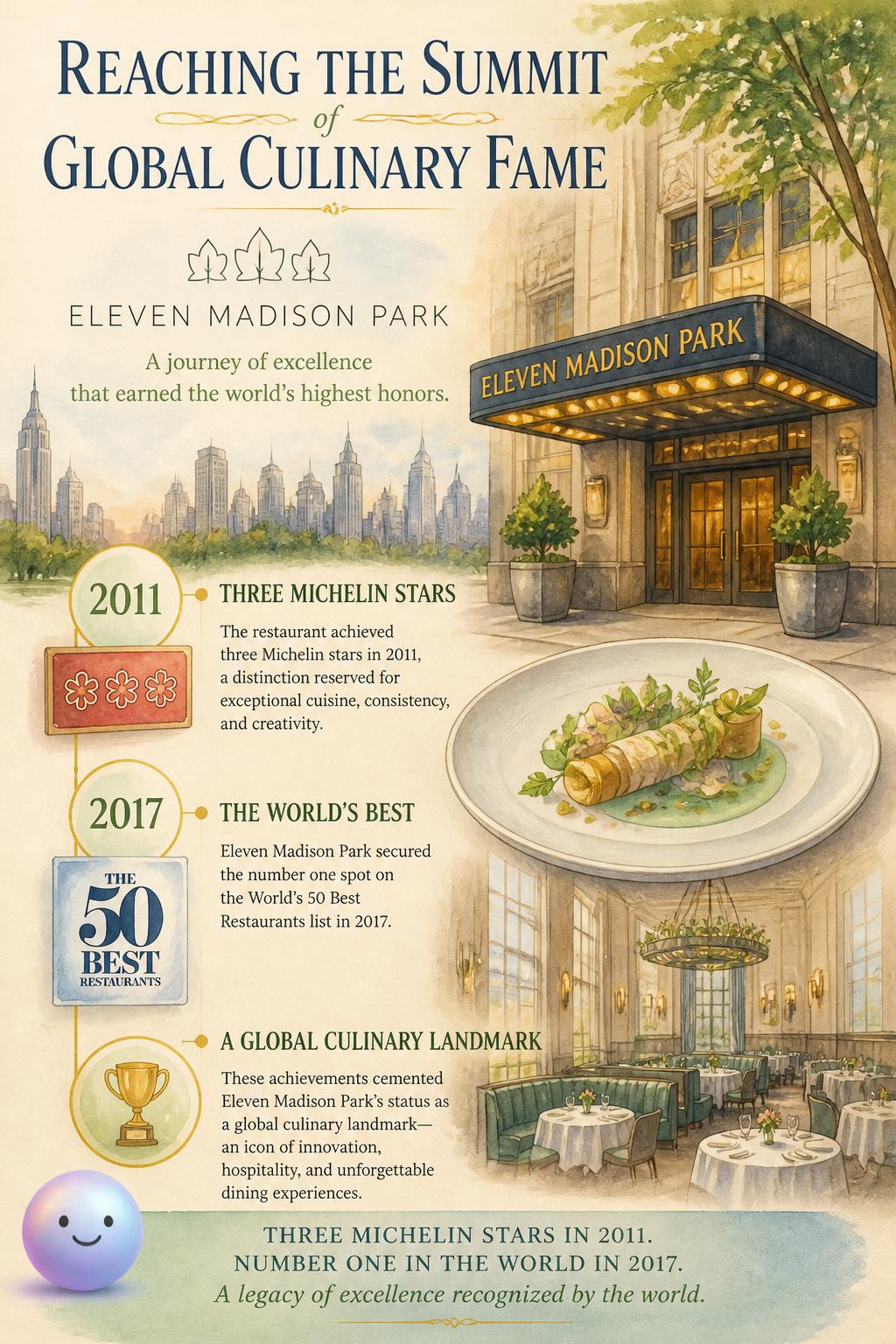 Reaching the summit of global culinary fame