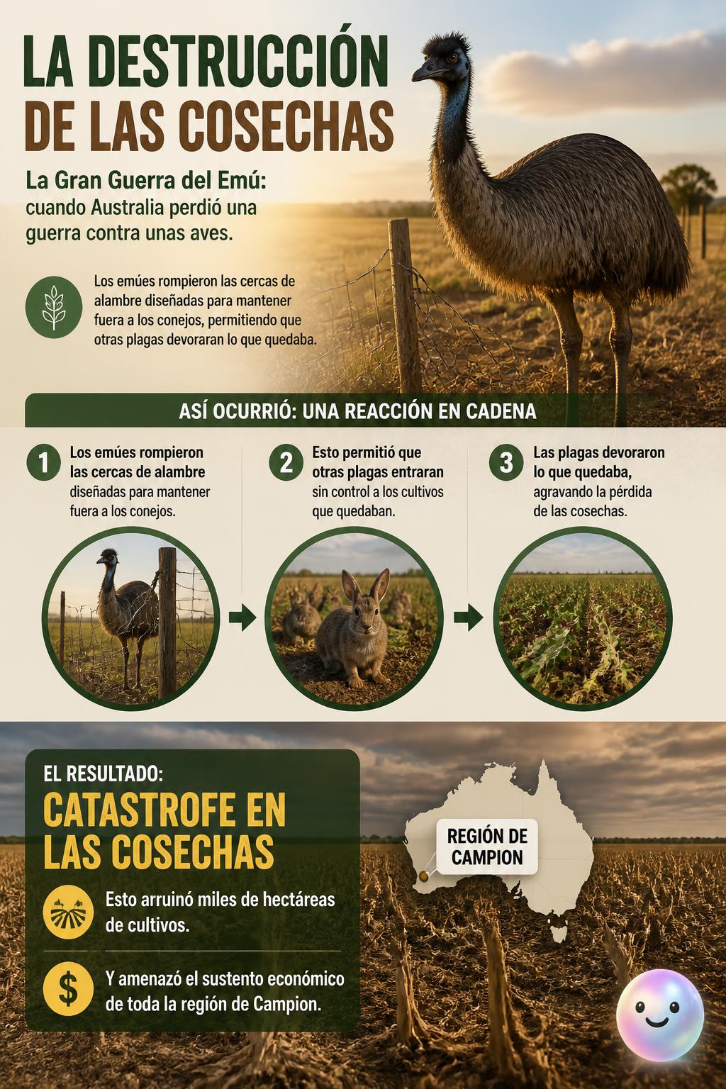 La destrucción de las cosechas