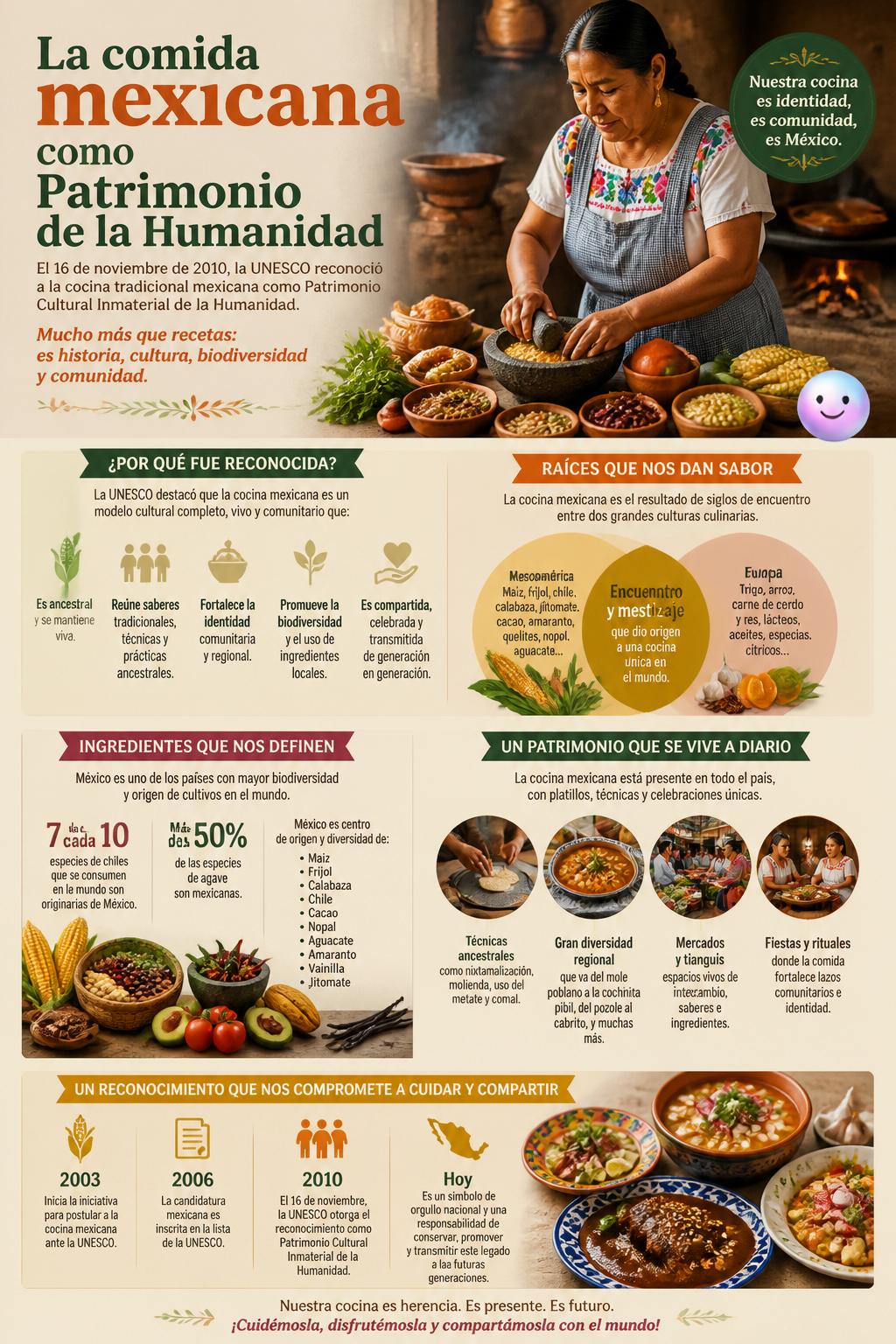 La comida mexicana como Patrimonio de la Humanidad
