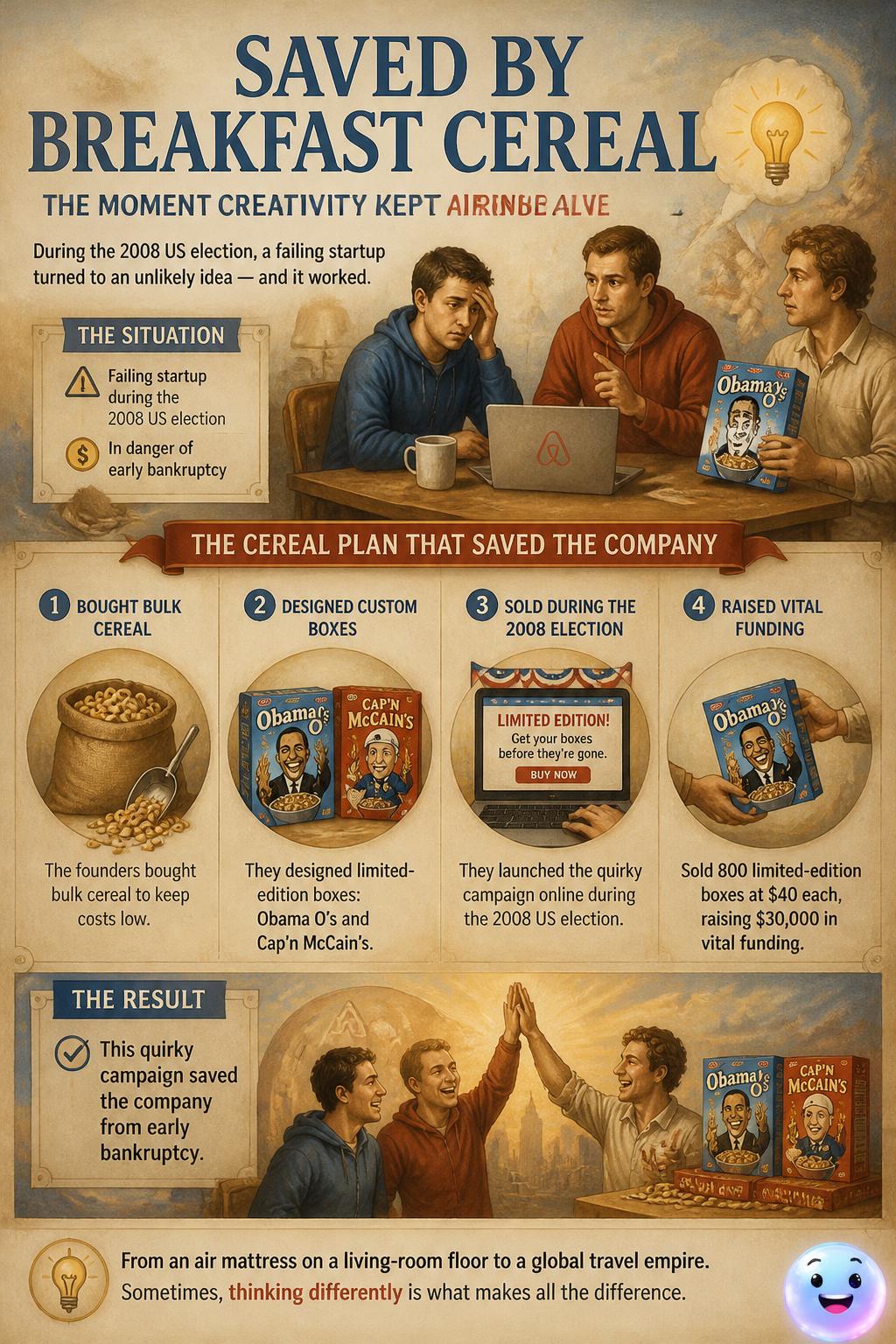 Saved by breakfast cereal