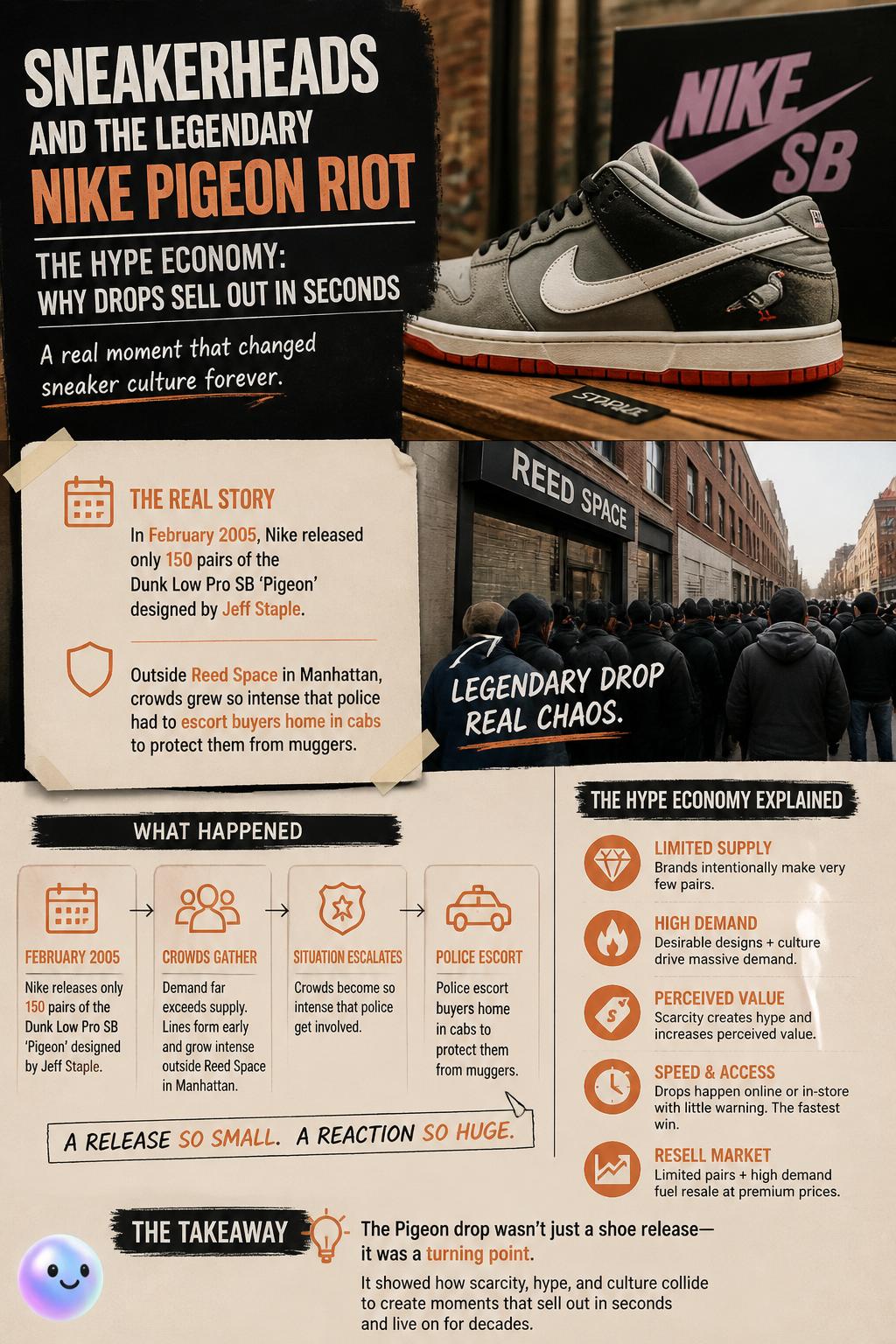 Sneakerheads and the legendary Nike Pigeon riot