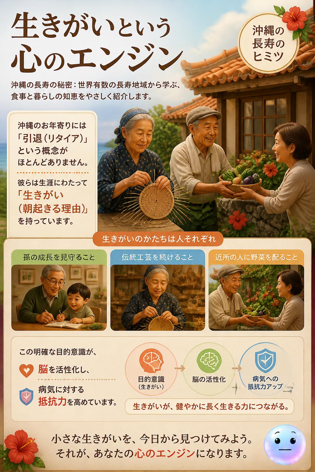 生きがいという心のエンジン
