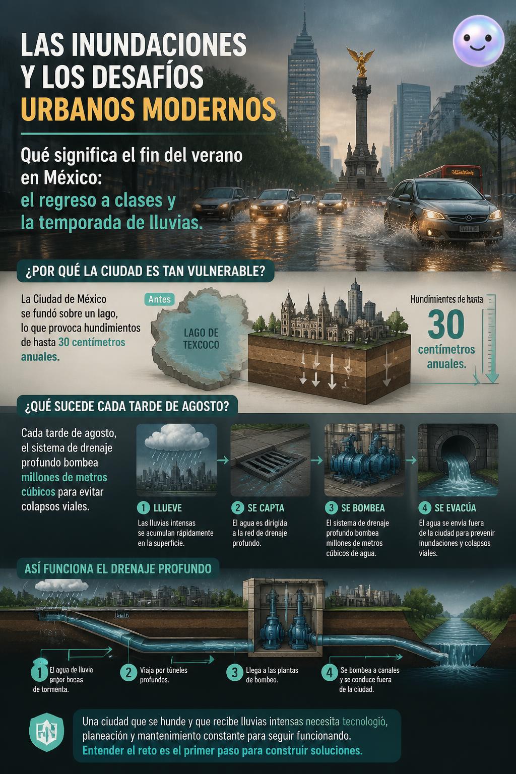 Las inundaciones y los desafíos urbanos modernos