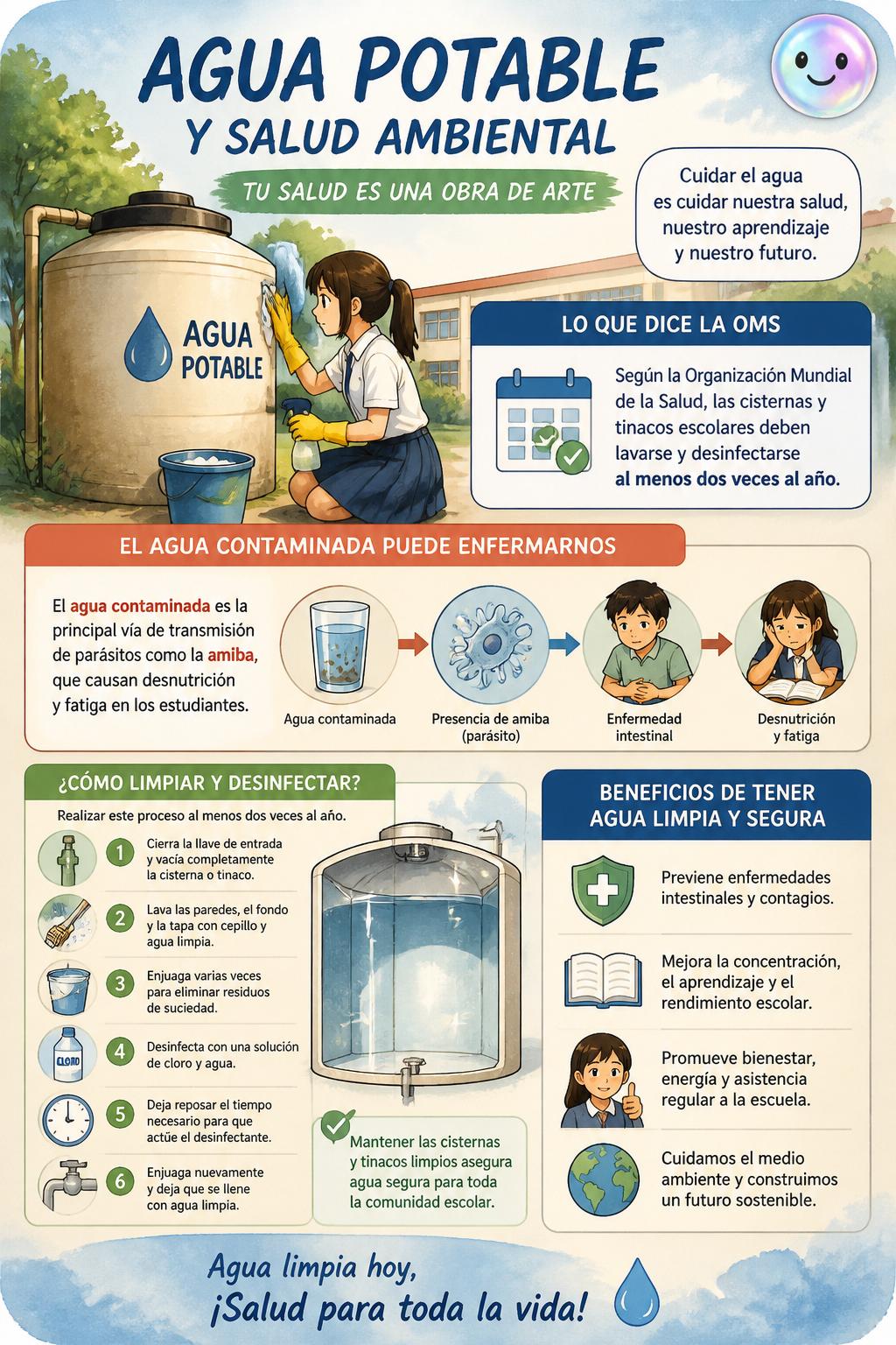 Agua potable y salud ambiental
