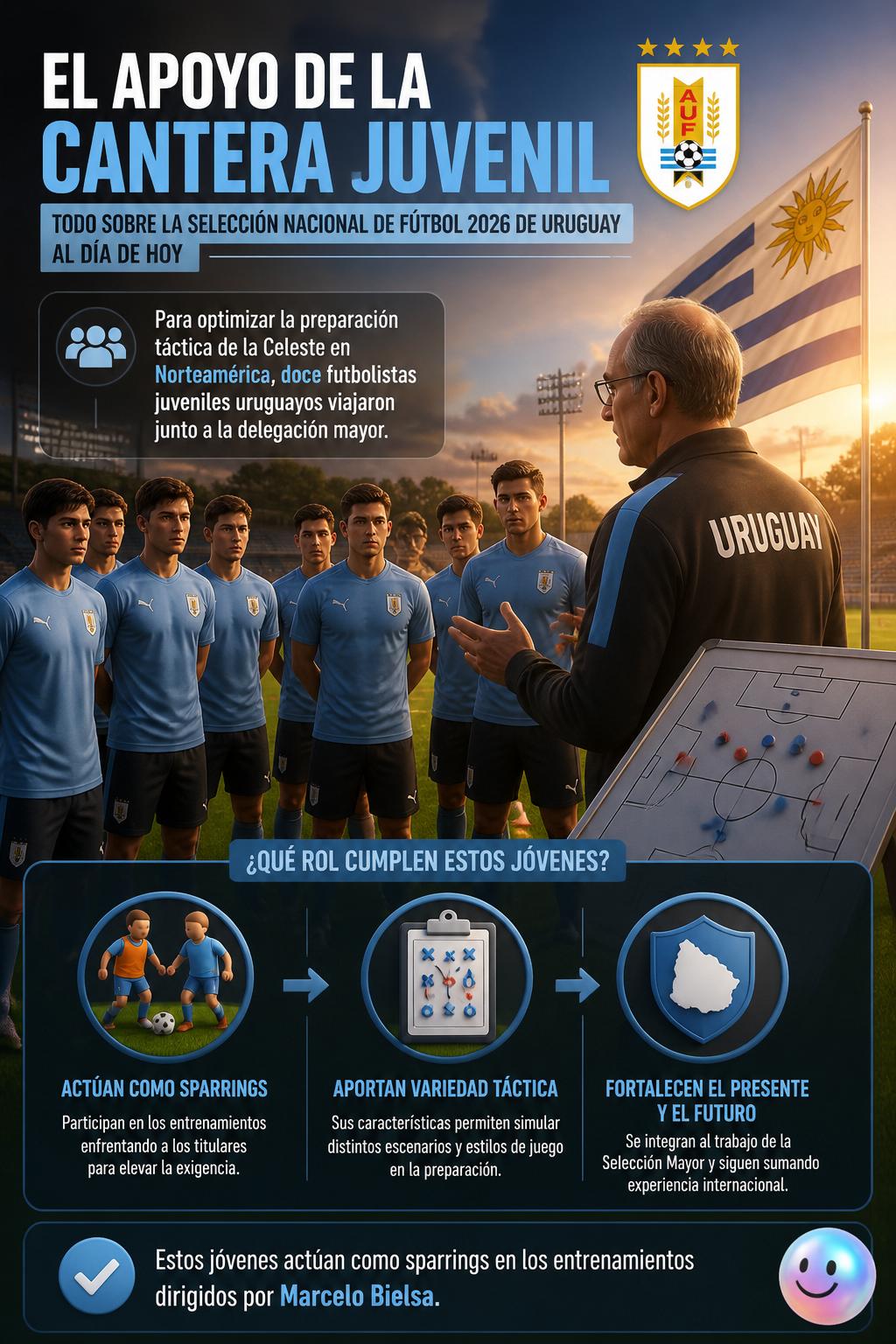 El apoyo de la cantera juvenil