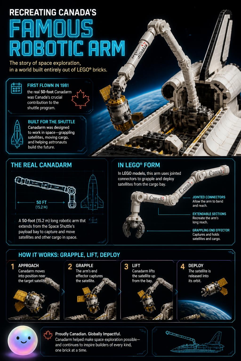 Recreating Canada's famous robotic arm