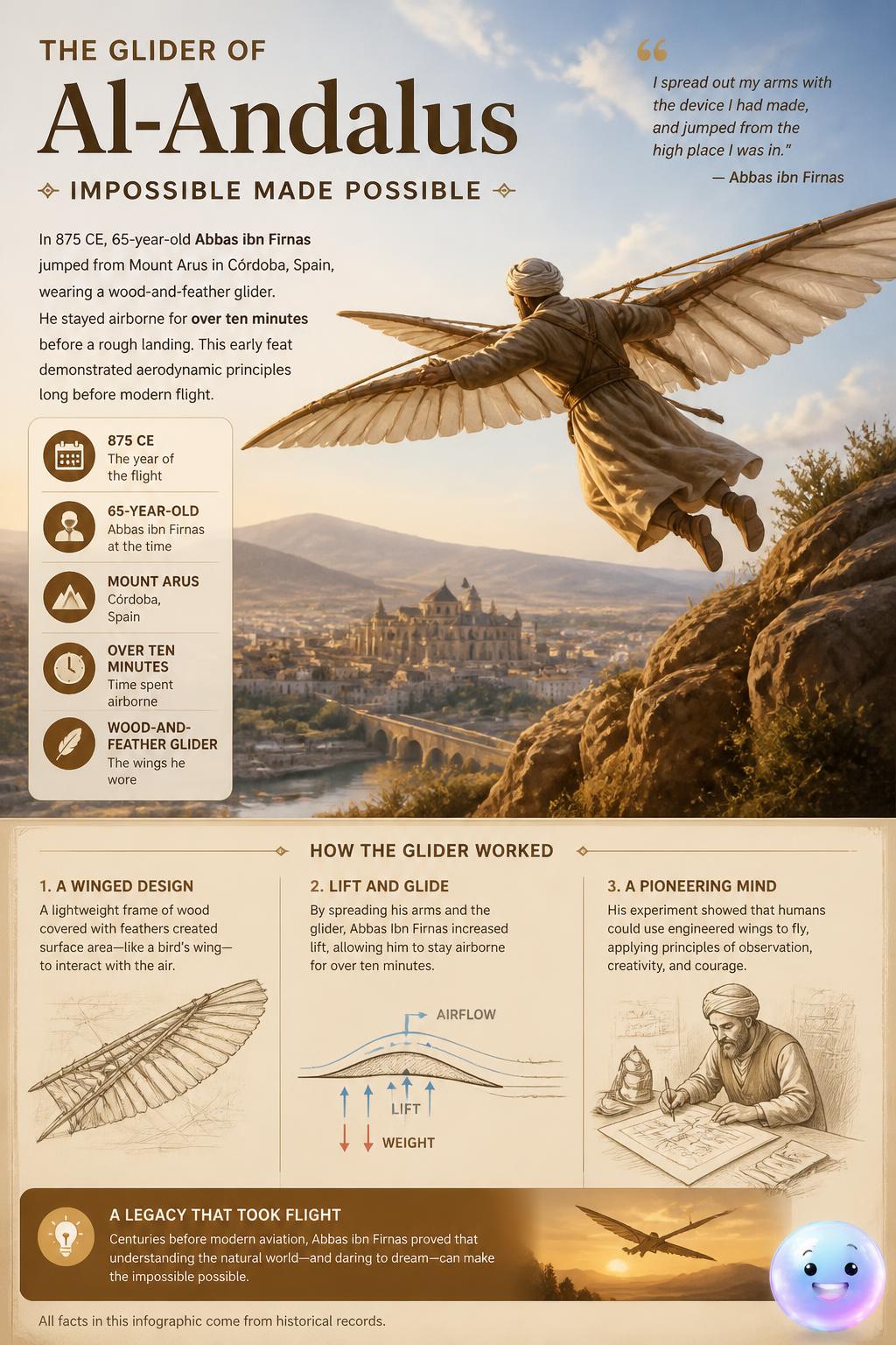 The glider of Al-Andalus