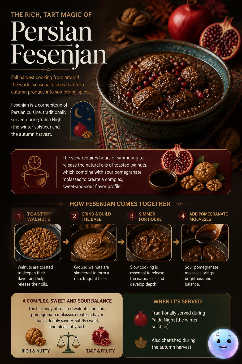 The rich, tart magic of Persian fesenjan