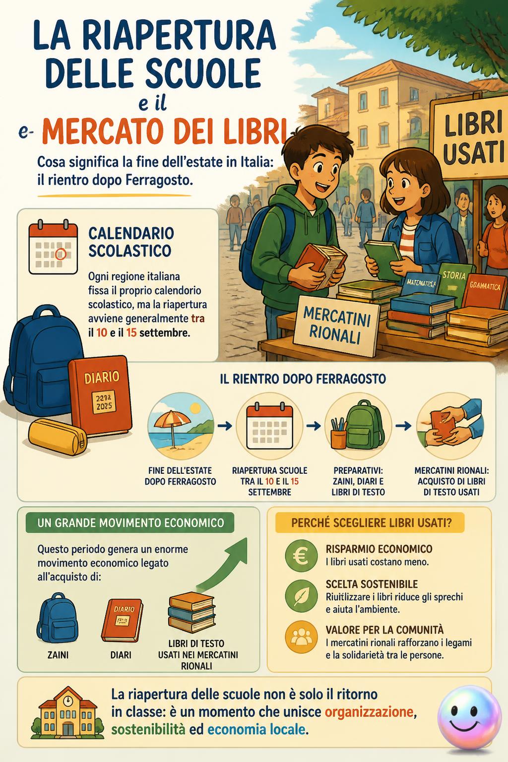 La riapertura delle scuole e il mercato dei libri