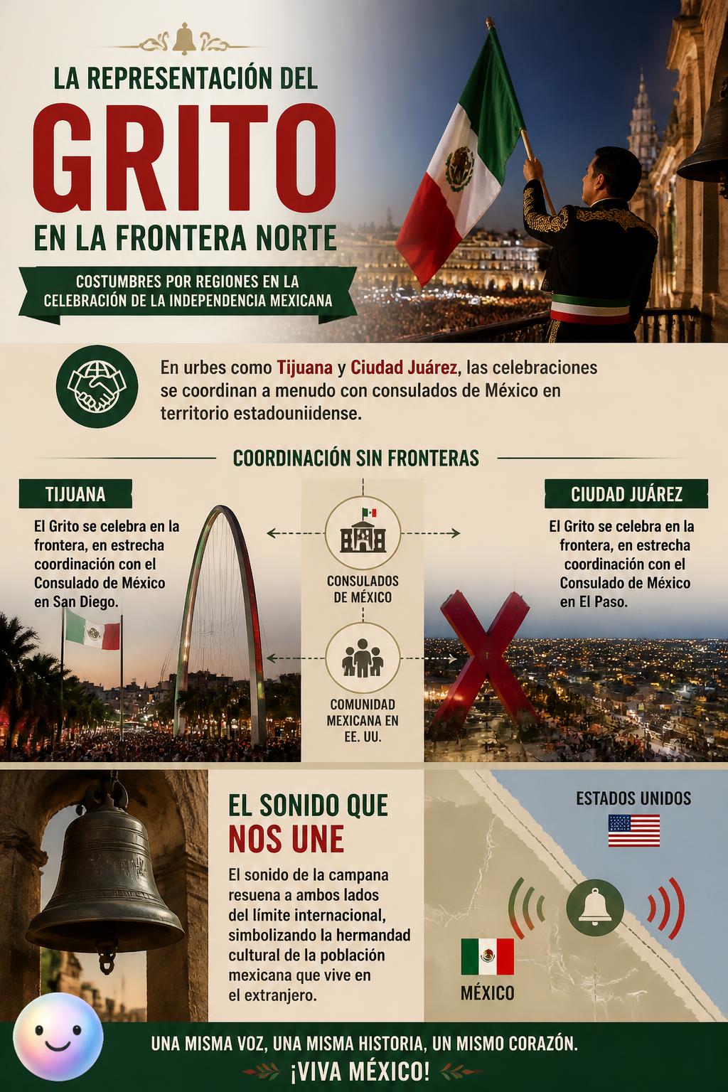 La representación del Grito en la frontera norte