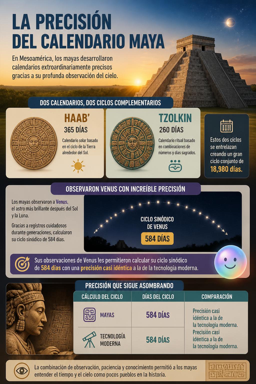 La precisión del calendario maya