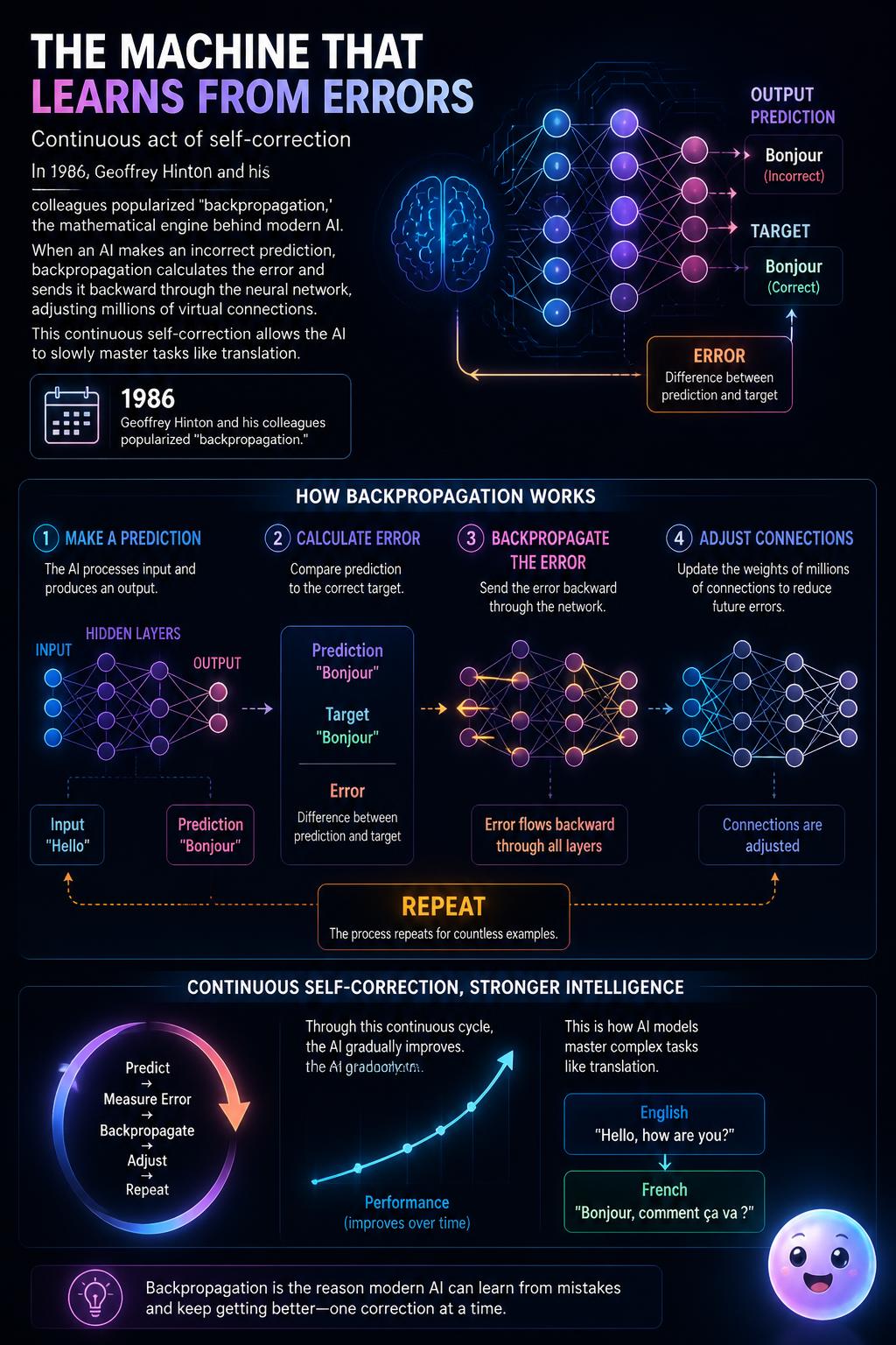 The machine that learns from errors