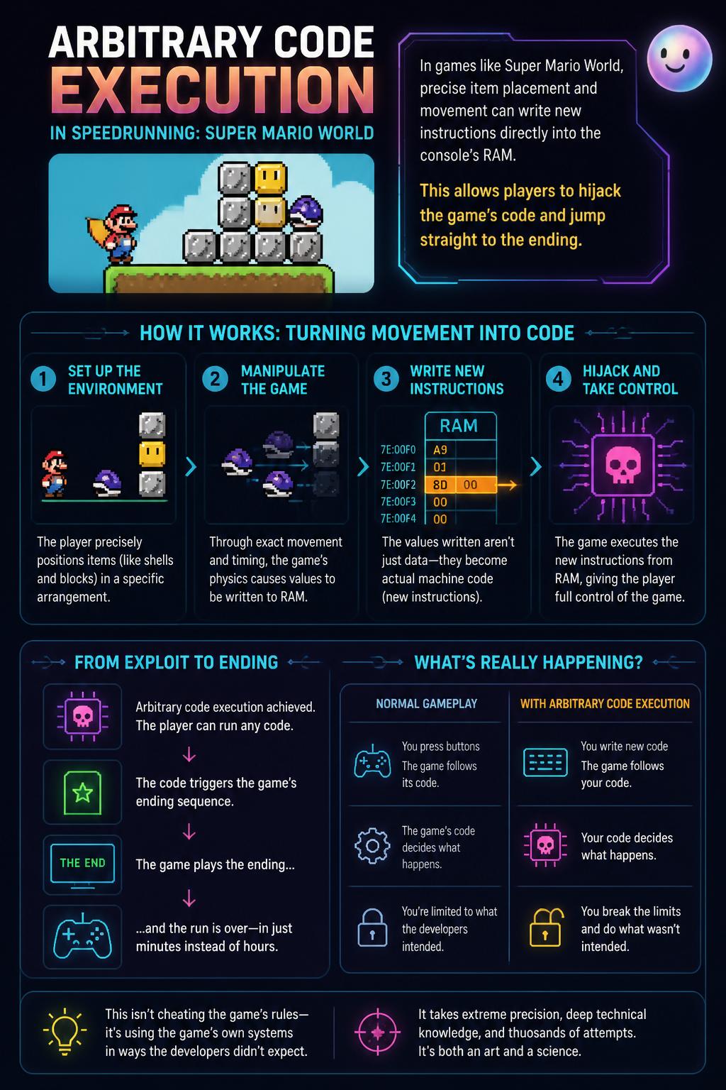 Arbitrary code execution explained