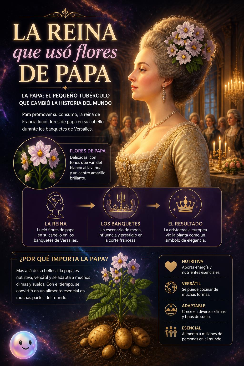 La reina que usó flores