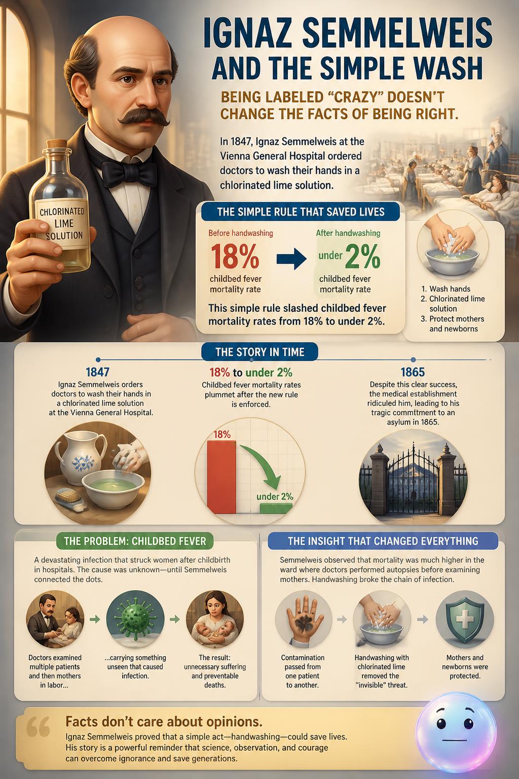 Ignaz Semmelweis and the simple wash