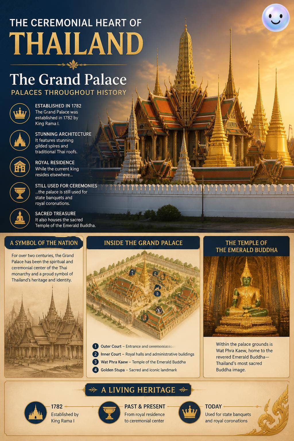 The ceremonial heart of Thailand