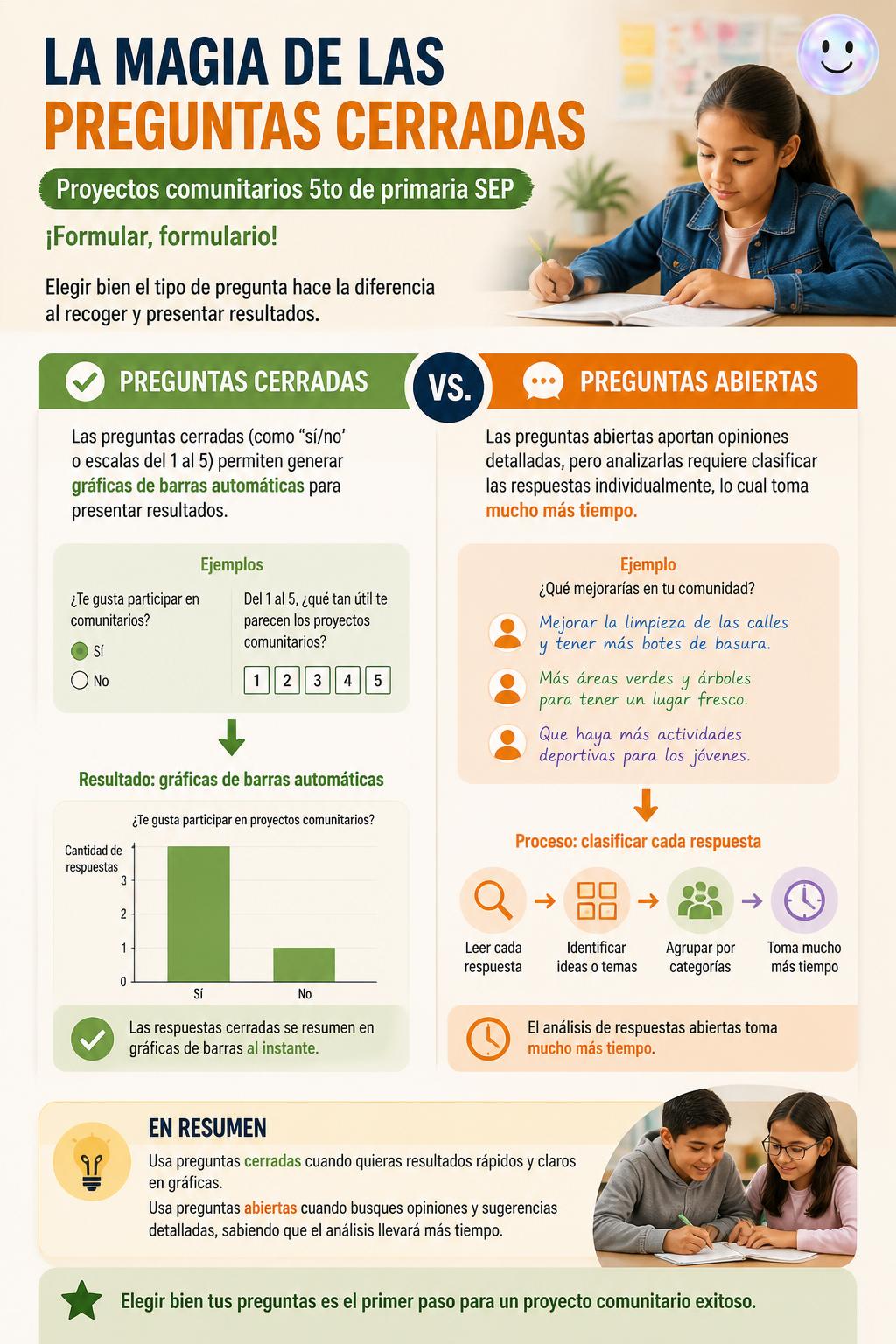 La magia de las preguntas cerradas