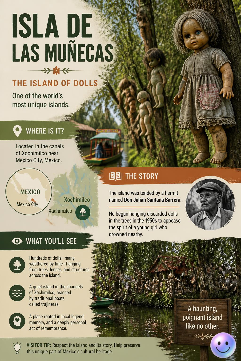 Isla de las Munecas the island of dolls