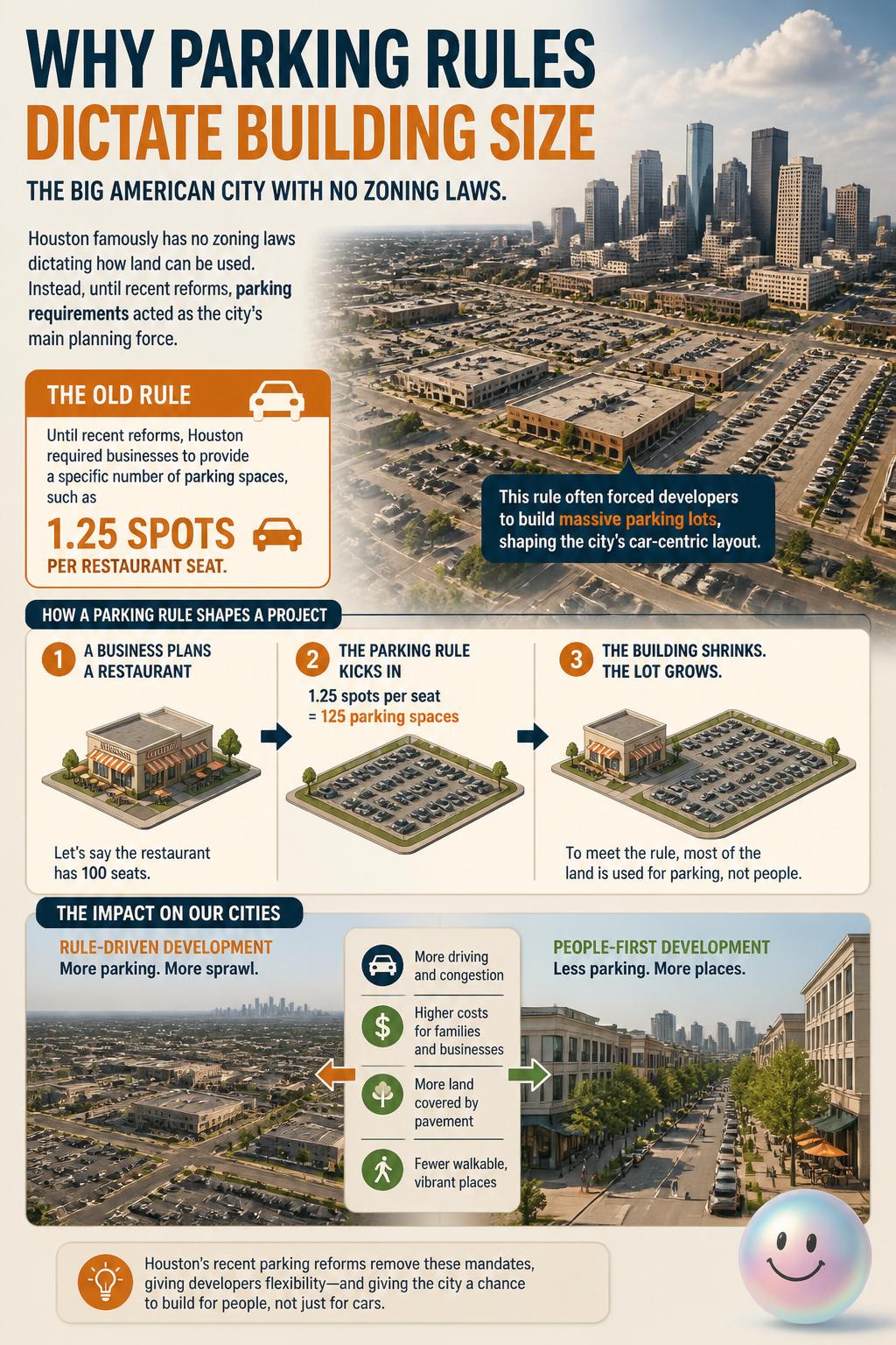 Why parking rules dictate building size