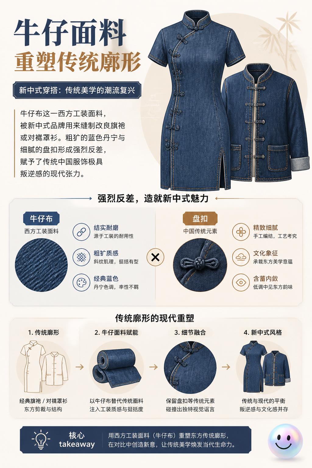 牛仔面料重塑传统廓形