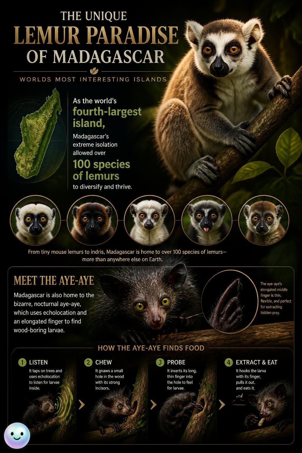 The unique lemur paradise of Madagascar