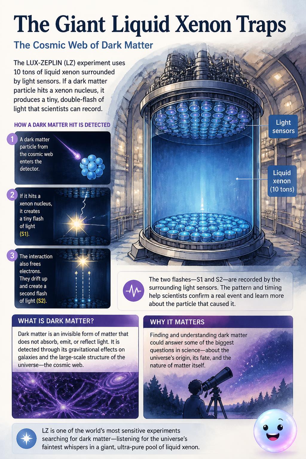 The giant liquid xenon traps
