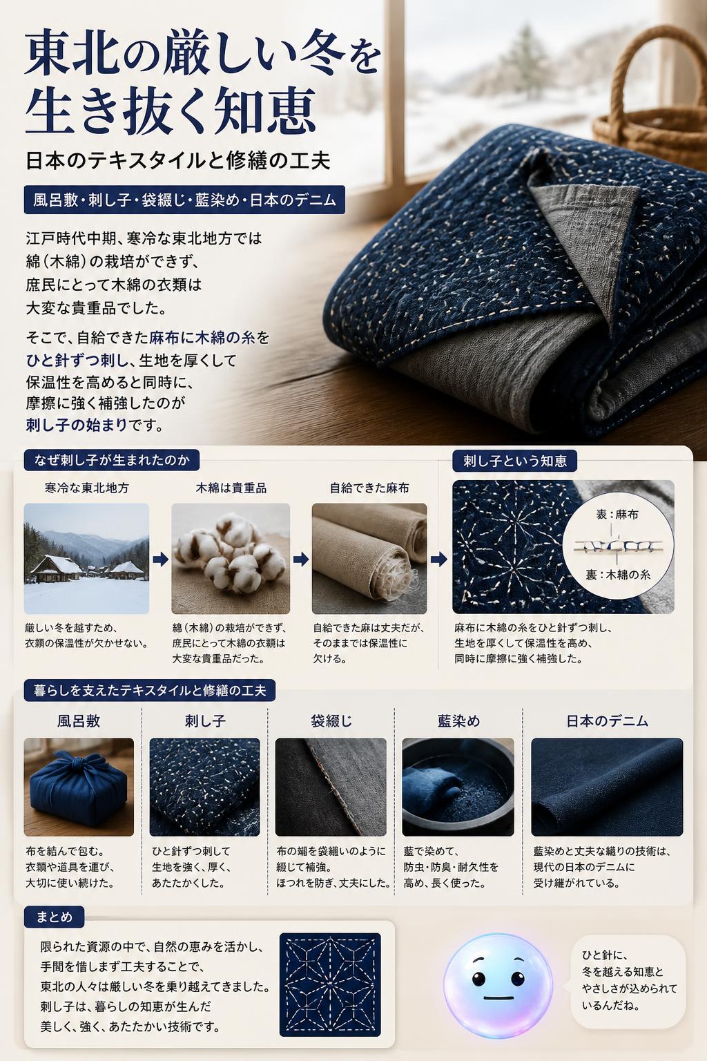 東北の厳しい冬を生き抜く知恵
