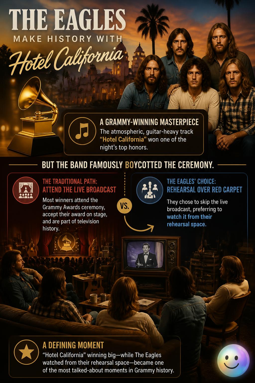 The Eagles make history with Hotel California