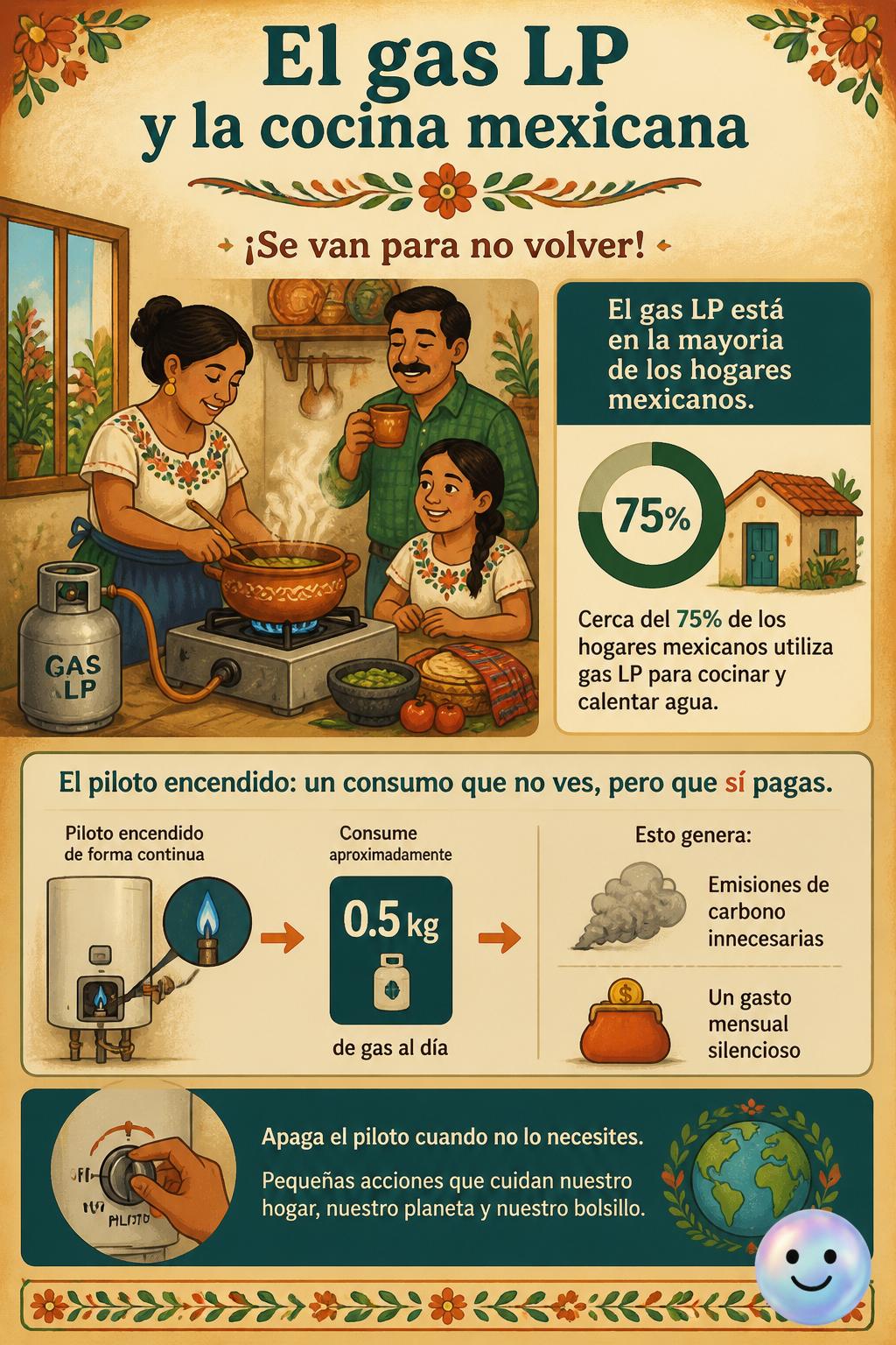 El gas LP y la cocina mexicana