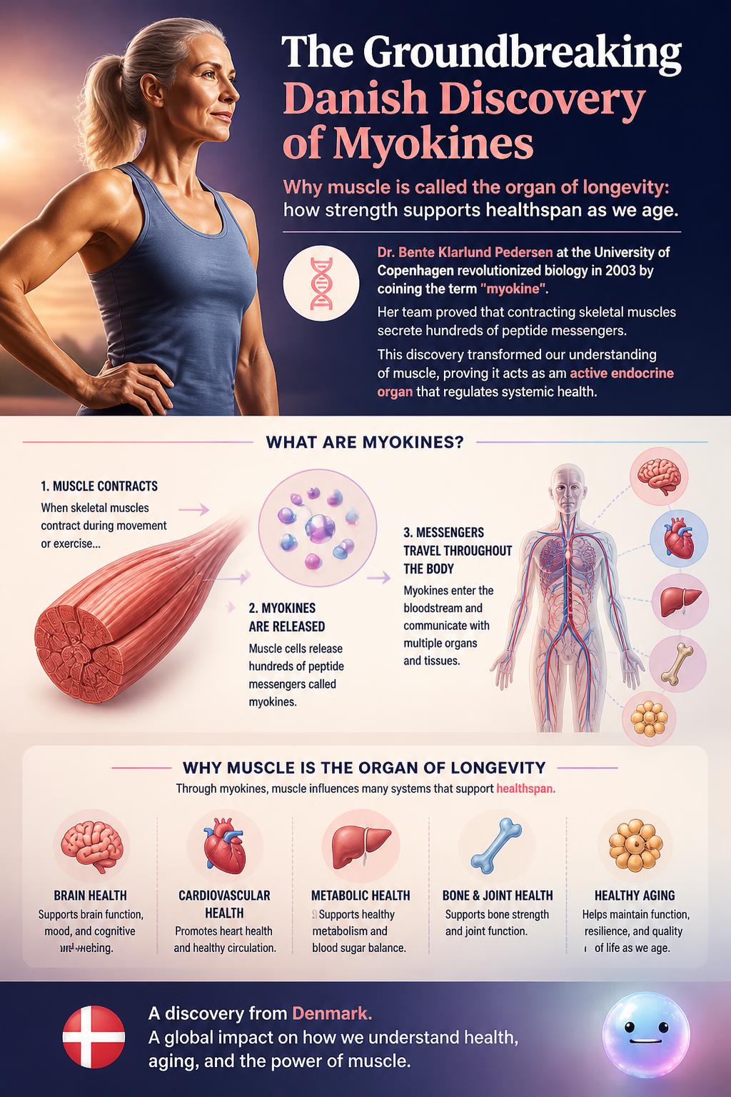 The groundbreaking Danish discovery of myokines