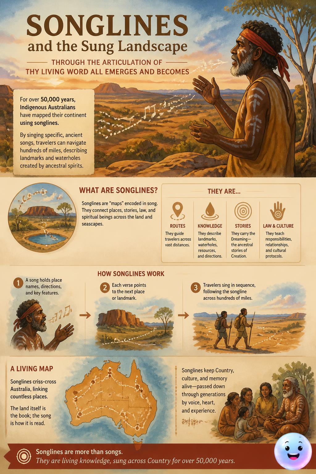 Aboriginal songlines and the sung landscape