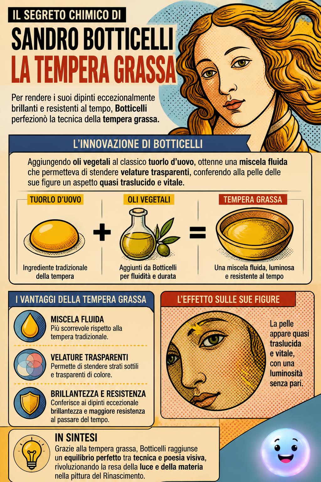 Il segreto chimico della tempera grassa