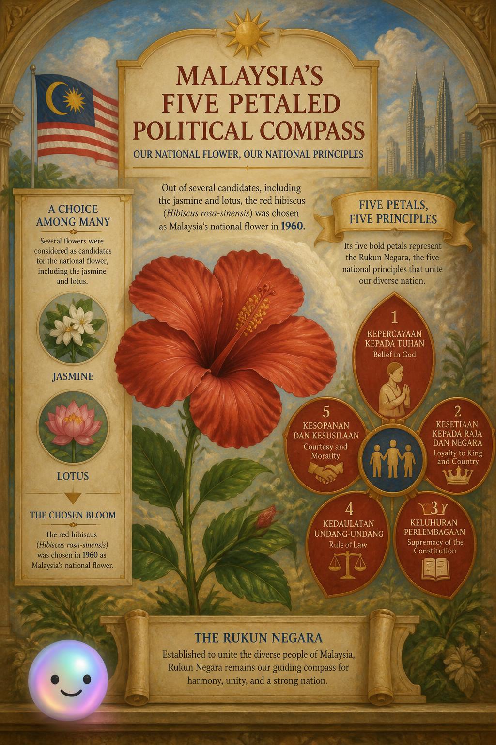 Malaysia's five petaled political compass